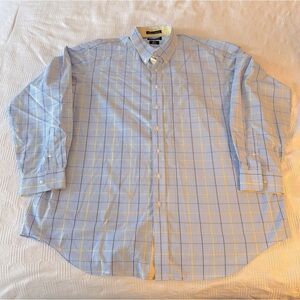 Paul Frederick L/S 100% cotton Glen Plaid Dress shirt